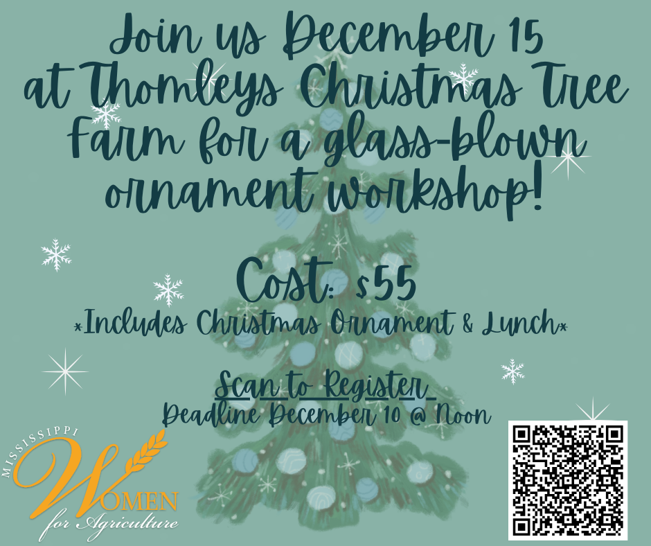 Winter Glassblowing Workshop at Thomley's Christmas Tree Farm graphic